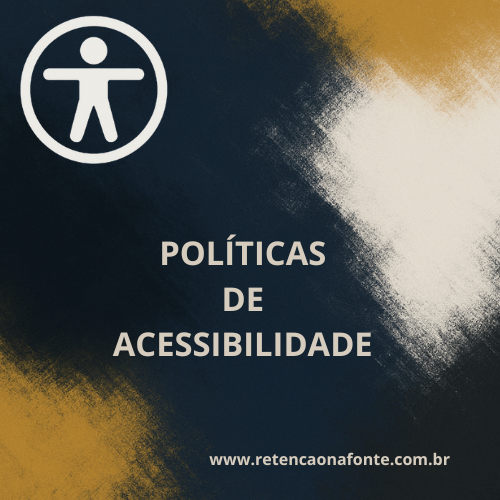 Imagem contendo símbolo da acessibilidade nas cores padrão do site.